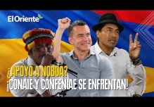 CONAIE y CONFENIAE se enfrentan por apoyo a Noboa 