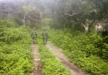 Hallaron supuesta base clandestina de grupos irregulares en Sucumbíos