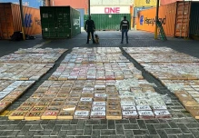 Más de una tonelada de cocaína con rumbo a Málaga fue incautada en Guayaquil
