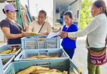 Productores de Napo venden sus productos a La Favorita