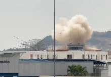 La Roca sufrió daños tras detonarse un dron con explosivos