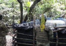 El Ejército halló piscina con 3 mil galones de combustible en Shushufindi