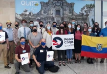 Voluntarios del Cuerpo de Paz retornan a Ecuador