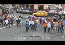 El movimiento indígena de Ecuador marcha contra la inseguridad y la propuesta de subir el IVA
