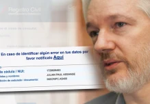 Julian Assange posee una cédula ecuatoriana