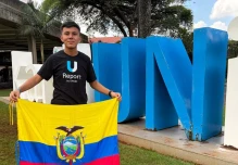 Adolescente de Sucumbíos representó a Ecuador en encuentro mundial de salud infantil en Kenia