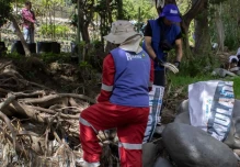 40 voluntarios limpiaron la orilla del río San Pedro