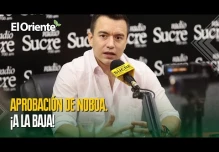 La aprobación de Noboa llega a su punto más bajo, según Cedatos 