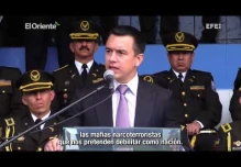 Noboa afirma estar ganando la "batalla" que le declaró al crimen organizado en Ecuador
