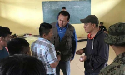 Los retenidos permanecieron hasta el domingo 6 de mayo del 2018 en la casa comunal del poblado shuar de Tayunts. Foto: El Comercio