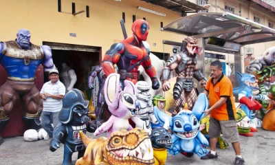 Los monigotes, las viudas y los testamentos son parte de la tradición foto: cortesía