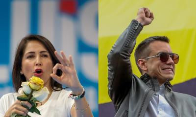 El sondeo, elaborado por la encuestadora Comunicaliza, presenta a Noboa en primer lugar / Foto: EFE