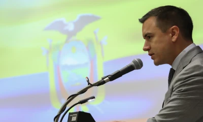 Noboa subrayó el papel crucial que desempeña la minería en la economía ecuatoriana / Foto: cortesía Presidencia 