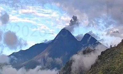 Este volcán, ubicado aproximadamente a 90 kilómetros al este de Quito, mantiene una actividad constante desde hace más de 20 años / Foto: cortesía ECU911