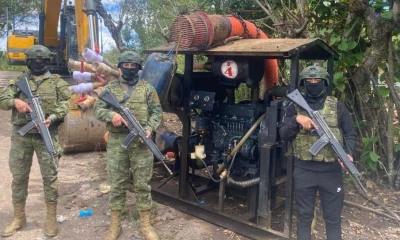 El Ejército ha aumentado sus operativos contra la minería ilegal en la Amazonía / Foto: cortesía Ejército 