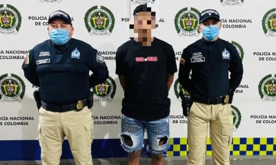 El hombre está procesado por el delito de asesinato y tenía notificación roja de Interpol / Foto: cortesía Policía Colombia