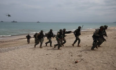 Ecuador entrega a Perú el testigo de las maniobras militares Unitas para 2021 / Foto: EFE