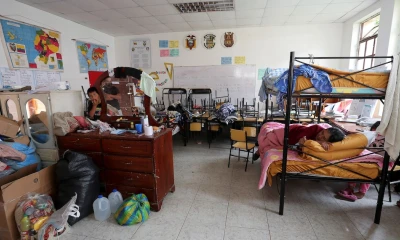 Chunchi sigue en vigilia luego de que una montaña se viniera abajo / Foto EFE