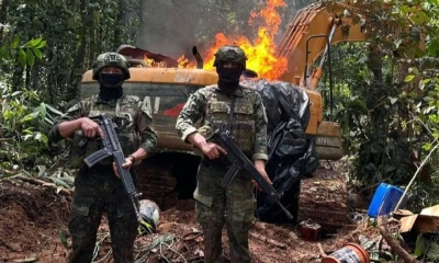 El operativo se desarrolló en el sector del río Punino / Foto: cortesía Ejército 