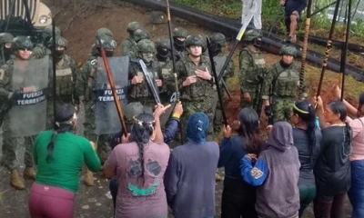 Las comunidades rechazan el traspaso de las operaciones de Petrochina a Petroecuador / Foto: cortesía