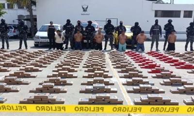 La droga incautada tiene un valor nacional de casi tres millones de dólares / Foto: cortesía Policía Nacional 