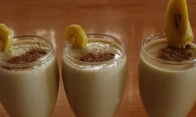 Esta bebida es elaborada a base de agua, condimentos dulces, panela y plátano maduro / Foto: cortesía