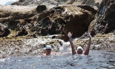 Recorrió hasta 15,1 kilómetros con una temperatura media del agua de 19 grados centígrados / Foto: cortesía