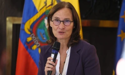 Gerretsen presentó en Ecuador el Programa de Seguridad, Esperanza y Resiliencia para la Paz en Ecuador (Serpaz) / Foto: cortesía UE en Ecuador