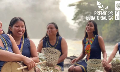 El PNUD reconoció a la Fundación Hakhu Amazonía, liderada por indígenas kichwas de la provincia ecuatoriana de Napo / Foto: cortesía PNUD