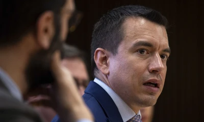 Noboa recalcó que no reconocerán el resultado de las próximas elecciones, "ya que no han sido elecciones libres" / Foto: EFE