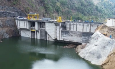 El embalse del río Toachi avanza en su proceso de llenado / Foto: cortesía Ministerio de Energía y Minas