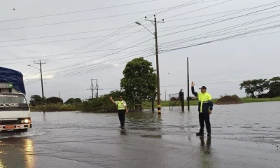 Las lluvias han afectado 109,85 kilómetros de vías en distintas partes del país / Foto: cortesía Comisión de Tránsito