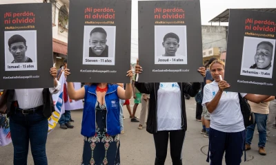 Johana Arboleda, madre de Saúl, coincidió en que va a "seguir hasta el final" en la búsqueda de la verdad sobre lo que pasó con su hijo, quien el 13 de diciembre cumplió 15 años./ Foto: cortesía EFE