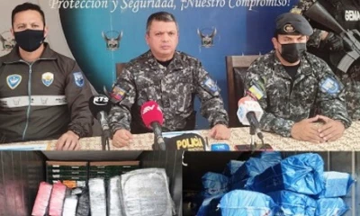 La Policía decomisa casi tres toneladas de droga con destino a Bélgica / Foto : cortesía Policía Nacional