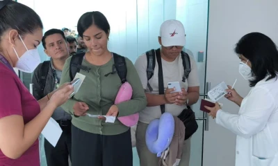 Carnet de vacunación es obligatorio para pasajeros que ingresan de Perú, Colombia, Bolivia y Brasil / Foto: cortesía Ministerio de Salud