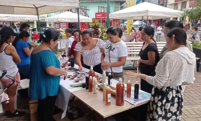 31 emprendedores participaron en la Feria del Emprendimiento en Puyo / Foto: Cortesía MIES