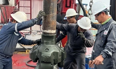 El campo Sacha cuenta actualmente con: 4 torres de perforación y 5 torres de reacondicionamiento/ Foto: cortesía Petroecuador