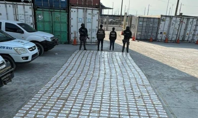 Guayaquil es uno de los principales puntos de salida de droga de Sudamérica / Foto: cortesía Policia Nacional