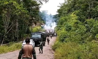 Waoranis se tomaron campo petrolero / Foto: Cortesía de Noti Flash Puyo