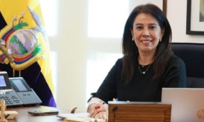 Daniel Noboa le encargó la Presidencia de la República a Cynthia Gellibert / Foto: cortesía 