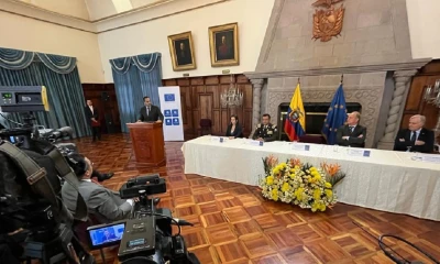 Se presentó un nuevo programa de emergencia para fortalecer el sistema penitenciario ecuatoriano, sumido en una crisis desde 2020 / Foto: cortesía Cancillería