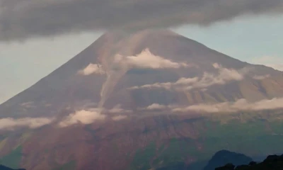 El volcán, de 5.230 metros de altura, está ubicado en Morona Santiago./ Foto: cortesía Ecu 911 Macas