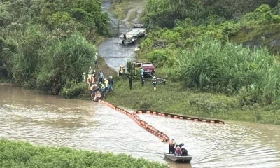 El derrame de petróleo ocurrió en la parroquia Cuyuja, provincia de Napo / Foto: cortesía Petroecuador