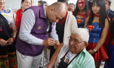 El lanzamiento oficial se realizó ayer en Cayambe / Foto: cortesía Ministerio de Salud