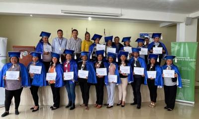 Durante 2 meses participaron en la Comunidad de Aprendizaje para la producción sostenible./ Foto: cortesía MAG