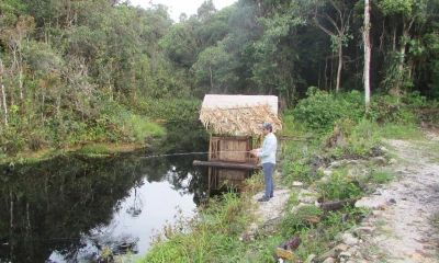 Estudiantes y profesores checos visitan el proyecto “Ikiam Anglers” en Gualaquiza / Foto: cortesía Ministerio de Turismo