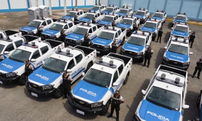 Durante el acto, el mandatario destacó que el equipamiento permitirá incrementar los patrullajes y mejorar la atención de emergencias / Foto: cortesía Presidencia