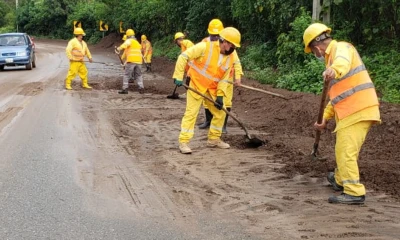 10 microempresas fueron contratadas para mantener la red vial de Zamora Chinchipe / Foto: cortesía Ministerio de Obras