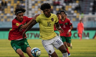 Michael Bermúdez anotó los 2 goles de La Tri / Foto: cortesía LaTri
