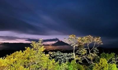 Las imágenes satelitales han evidenciado columnas de gas y ceniza que se elevaron entre 500 y 1.700 metros / Foto: cortesía Instituto Geofísico